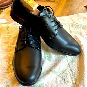 Black oxfords - vegan leather, US 10.5, NWOT